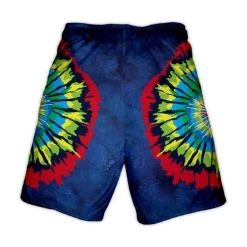 Lacrosse Unlimited Navy Tie Dye Lacrosse Shorts -Lacrosse Unlimited Sales Shop tie dye back